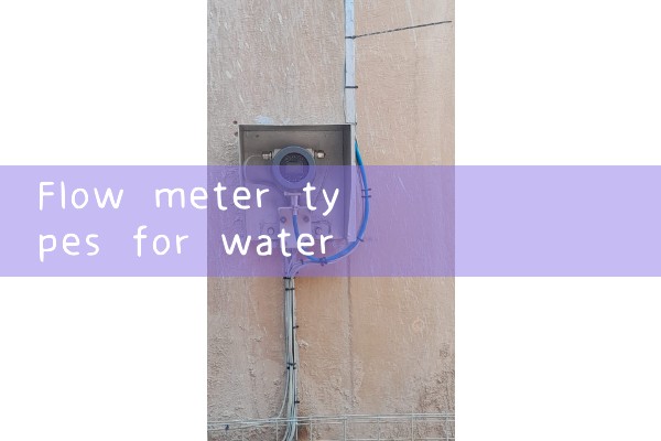 flow meter types for water|magnetic flow meter